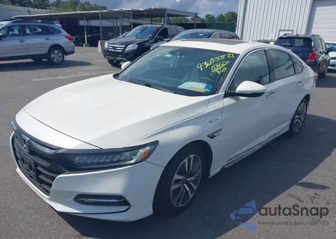2018 Honda Accord Hybrid Touring из США, поврежденный, VIN 1HGCV3F91JA005999
